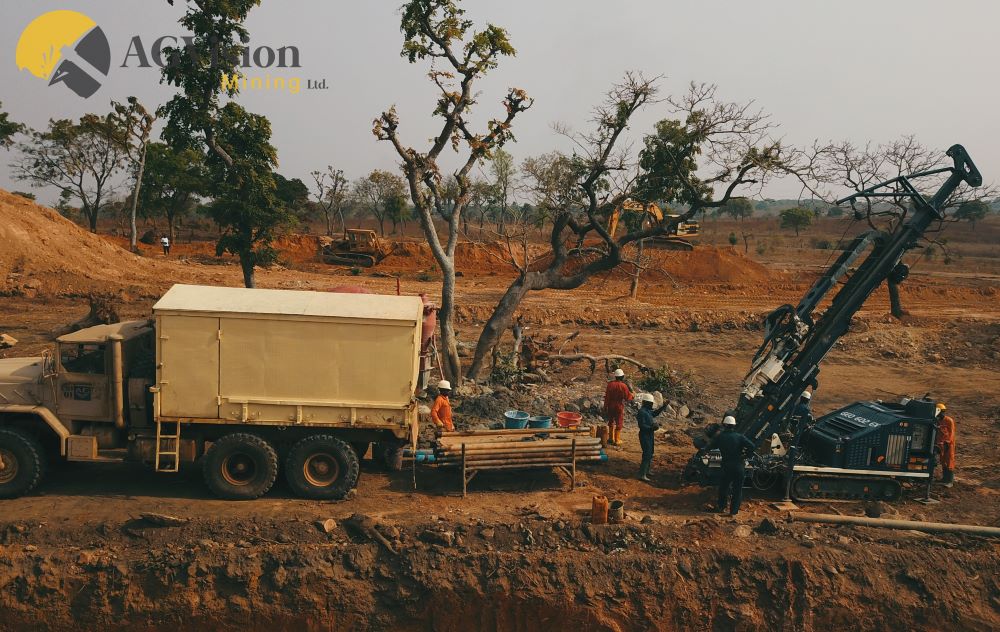 AG Vision fully owned equipment working simultaneously on a trenching and drilling site in Niger State - provided by AG Vision